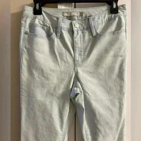 Athleta Sculptek Light Blue Skinny Jeans stretchy Sz 10 - Picture 2 of 6